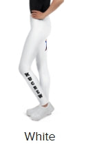 KU Crew Youth Leggings - White