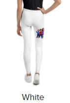 KU Crew Youth Leggings - White